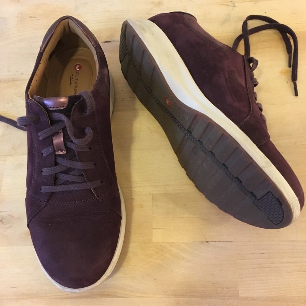 Un Adorn Clark’s Lace Sneakers with box